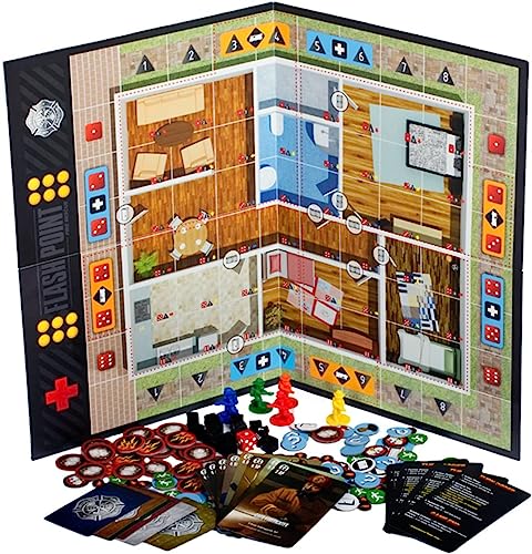 Flash Point: Fire Rescue 2nd Edition - A Thrilling Cooperative Board Game For Kids, Teens & Families to Save Lives - For 2-6 Players Ages 10+ with 30 Minute Play Time by Indie Boards & Cards
