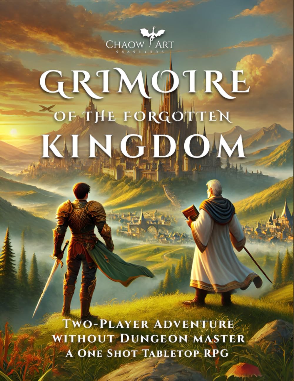 One Shot Adventure Two-Player Campaign without Dungeon Master Required: Fantasy Story idea for Tabletop RPGs, Inspired by 5th Edition, Perfect Gift For Best Friend Play Roleplaying Game Together
