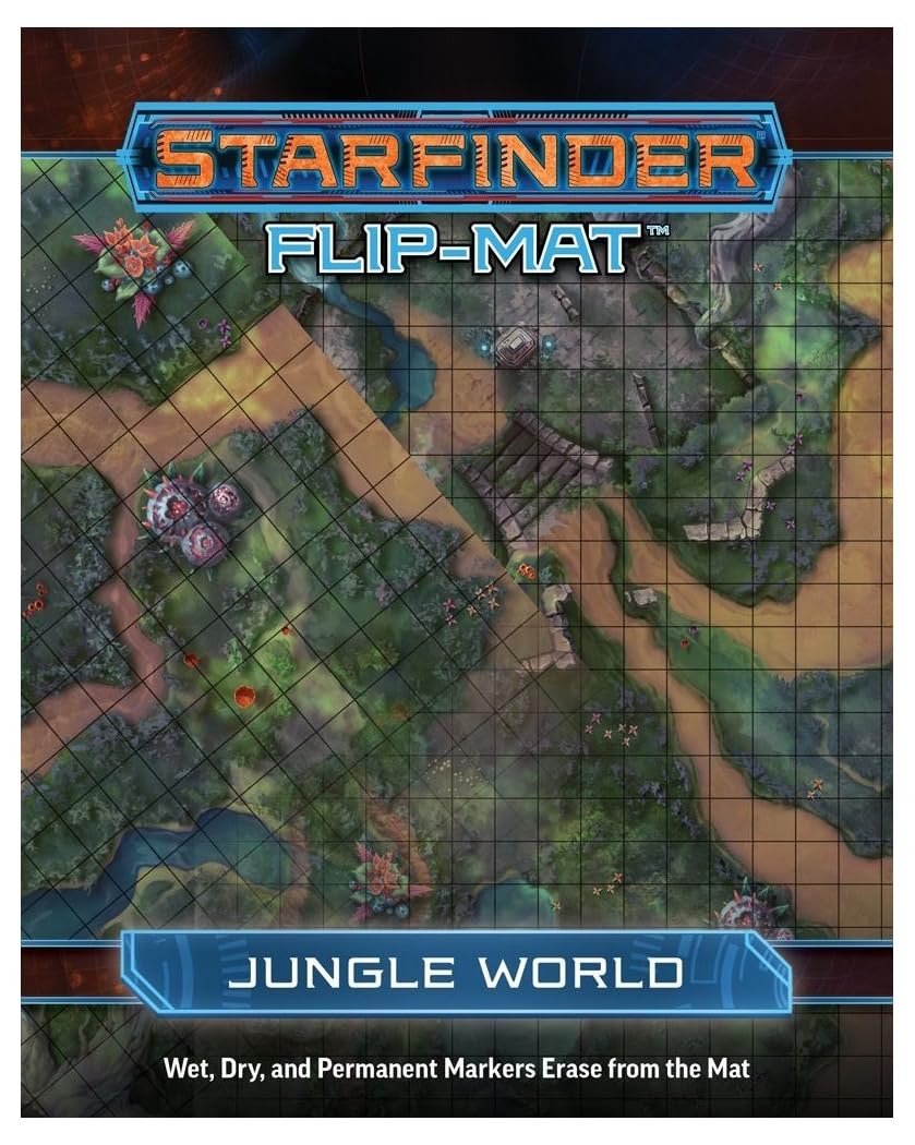 Paizo Inc. Starfinder Flip-Mat: Jungle World, Various