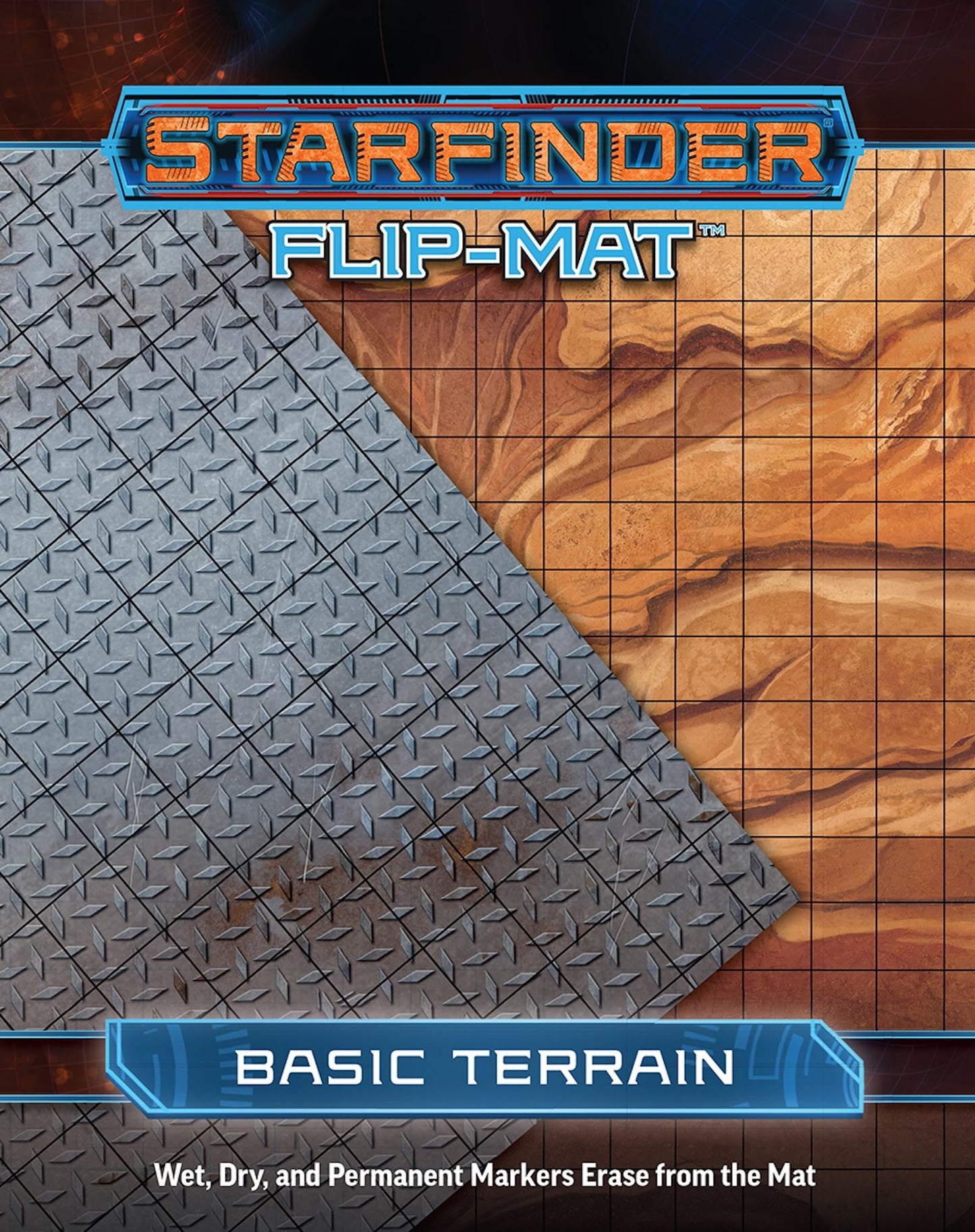 Paizo Starfinder Flip-Mat: Basic Terrain Medium