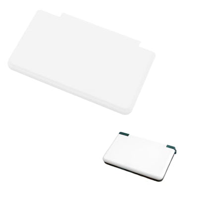 Protective Cover Replacement for Retroid Pocket Flip 2, Anti-Scratch Shockproof Protective Housing Hard Shell Case Ergonomic Custom Top Cover for Retroid Pocket Flip 2 Gaming Console (White) - color: White