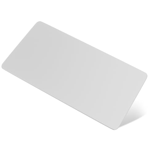 XXL Glass Gaming Mouse Pad 38.5" × 16.5", Tempered Matte Glass Surface, Smooth Glide Precision Tracking, Anti-Slip Silicone Base, Large Desk Mat for Gaming, Office & Creative Work, White - color: White, size: 38.5" x16.5"
