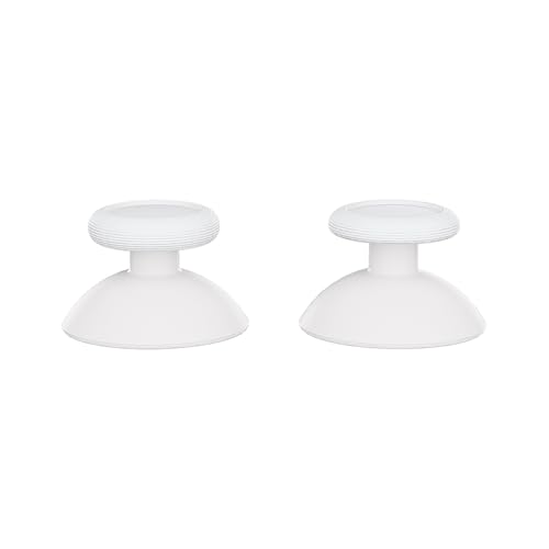 eXtremeRate Replacement 3D Joystick for Nintendo Switch 2 Pro Controller, Left Right Analog Stick Thumbsticks with Screwdriver Tools for Switch 2 Pro Controller, Multi-Colors Options - White - color: White