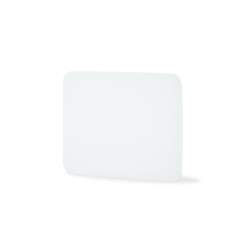 Glass Gaming Mouse Pad for FPS Gaming, Balanced Speed & Control, Tempered Glass Mousepad with Micro-Etched Surface, Anti-Slip Base for Valorant, CS2 & Office, White, 16.2 x 12.2 in - color: White, size: 16.2" x 12.2"