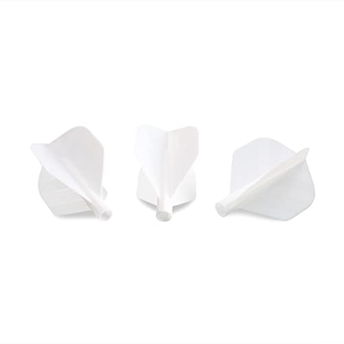CUESOUL TERO Plus New Double Direction Telescopic and Rotating Dart Flights System-AK4 Dart Flight - color: White