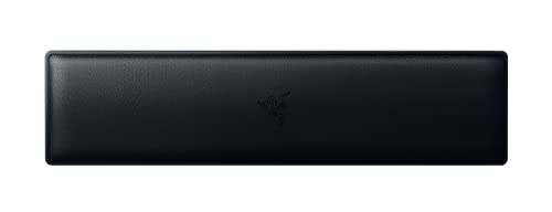 Razer Ergonomic Wrist Rest Tenkeyless - Ergonomic Leatherette Keyboard Wrist Rest (Plush Leatherette Cushion, Anti-Slip Rubber Feet, Compatible with Tenkeyless Keyboards) Black
