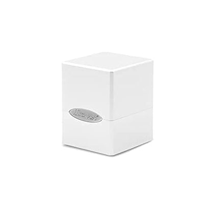 Ultra Pro - Satin Cube Deck Box - Arctic White - color: Arctic White
