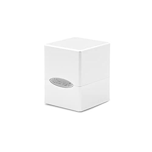 Ultra Pro - Satin Cube Deck Box - Arctic White - color: Arctic White