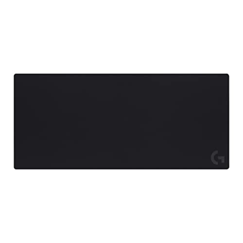 Logitech G840 XL Cloth Gaming Mouse Pad (900x400x3) - Black | Cloth material, 0.12 in thin, stable, performance-tuned surface - size: XL, style: Cloth