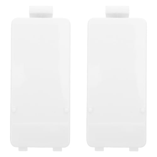 Lurrose 2pcs Replacement Lid for Remote Battery, Plastic Remote Battery Door Cover Plate Shell for Home Living Room Air Conditioner Control Accessories