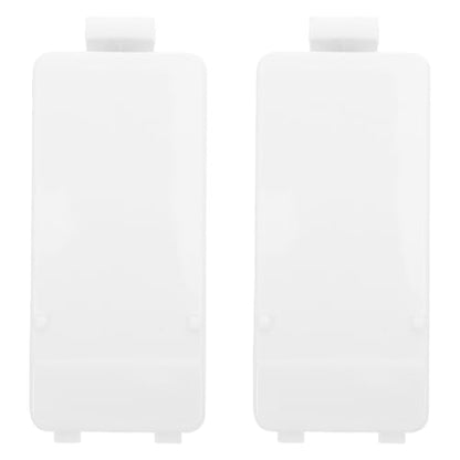 Lurrose 2pcs Replacement Lid for Remote Battery, Plastic Remote Battery Door Cover Plate Shell for Home Living Room Air Conditioner Control Accessories
