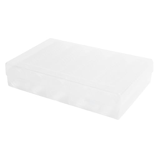 Storage Box 100pcs Clear Containers with EVA Foam Pads Durable Material Organizer Case for Collection Supplies