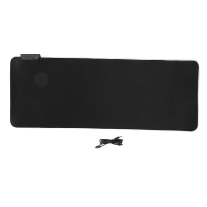 Large RGB Gaming Mouse Pad 800x300x4mm, Non-Slip Rubber Bottom, Plug and Play Mouse Pad for GAMERS, USB Interface