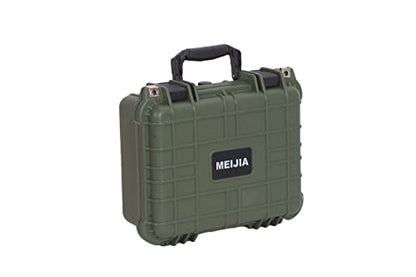 MEIJIA All Weather IP67 Waterproof Hard Camera Case,Hard Protective Case,Hard Case with Customizable Foam,Fit Use of Drones,Camera,Equipments,Pistols(Green,13.35 x11.63x5.98inches) - color: Green, size: 13.35 x11.63x5.98inches