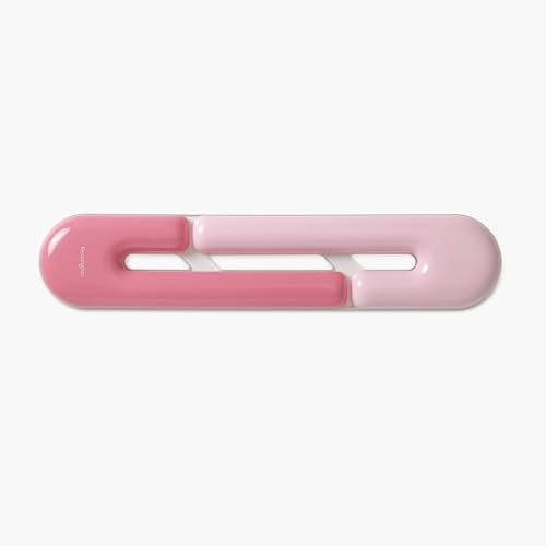Kensington Duo Gel Loop Wrist Rest for Keyboard, Wrist Pad for Full Size Keyboard, Ergonomic Wrist Pad, Non-Skid Computer Pad with Wrist Support, Pink K62679WW, 17.7" x 3.7"x 0.9” - color: Pink, style: Loop Keyboard Wrist Rest