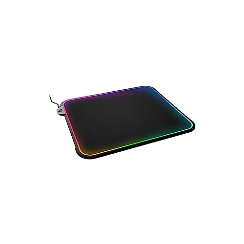 SteelSeries QcK Gaming Mouse Pad - Medium RGB Prism Cloth - Optimized For Gaming Sensors - color: RGB | Black, size: Medium, style: Prism