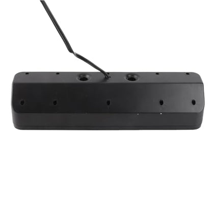 ASHATA Wired Soundbar, 3W USB HiFi 360 Degree Stereo Desktop Speaker with Subwoofer, Home Theater Surround Sound System for TV, Gaming, Projector