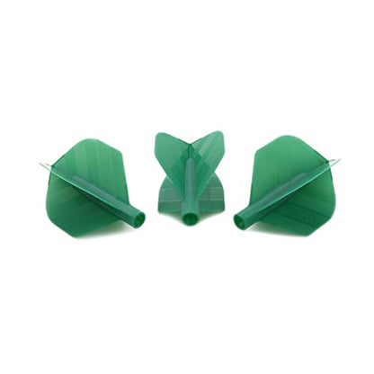 CUESOUL TERO Plus New Double Direction Telescopic and Rotating Dart Flights System-AK4 Dart Flight - color: Green
