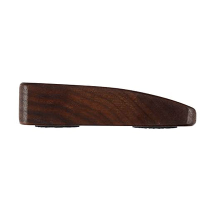 2 pcs Mini Wood Wrist Rest Portable Movable Solid Wooden Walnut Beech for Most Mechanical Keyboard Numpad Sp64 - color: Walnut Mini Wrist Rest 2 Pcs
