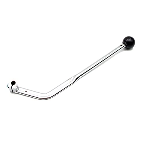 PRO BAT 135° Motorcycle Hand Control Gear Shift Lever Shifter 11mm | for 50cc 70cc 90cc 110cc 125cc 135cc 150cc 200cc 250cc Mini Quad ATV Bike Dune Buggy - color: silvery