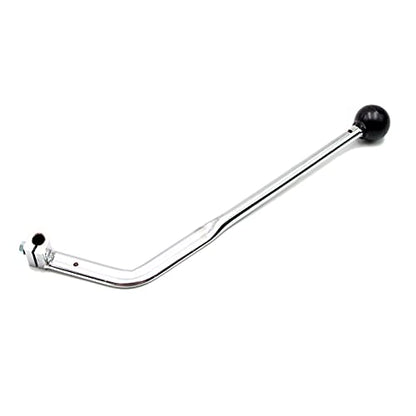 PRO BAT 135° Motorcycle Hand Control Gear Shift Lever Shifter 11mm | for 50cc 70cc 90cc 110cc 125cc 135cc 150cc 200cc 250cc Mini Quad ATV Bike Dune Buggy - color: silvery