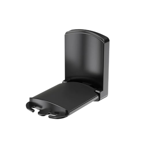 Wall-mounted Headphone Holder/headset Stand Featuring Strong Adhesive Backing and a Drill-free Design Suitable for Various Wall Surfaces(Black) - color: Black