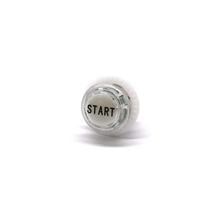 Arcity 4 Pcs/Lot 24mm Arcade LED Push Buttons Illuminated Start Select Coin Exit Lit with Microswitch for Arcade Machine Games Console Parts 5V White New - color: START SELECT COIN EXIT