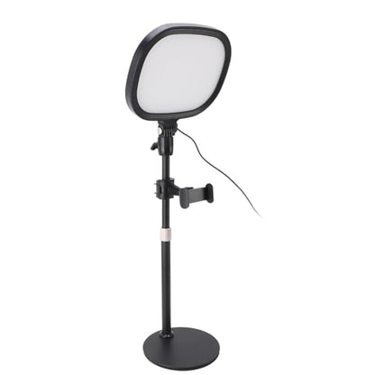 Video Conference Lighting Kit with Adjustable Stand & Phone Holder - Ideal for Zoom, Streaming, Makeup, and Video Recording