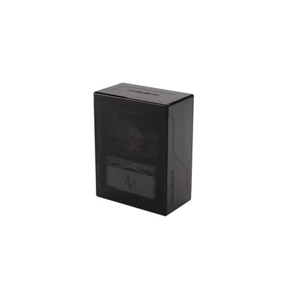 Gamegenic Bastion 50+ XL Deck Box - Compact, Secure, and Perfectly Organized for Your Trading Cards! Safely Protects 50+ Double-Sleeved Cards, Black Color, Made - color: Black