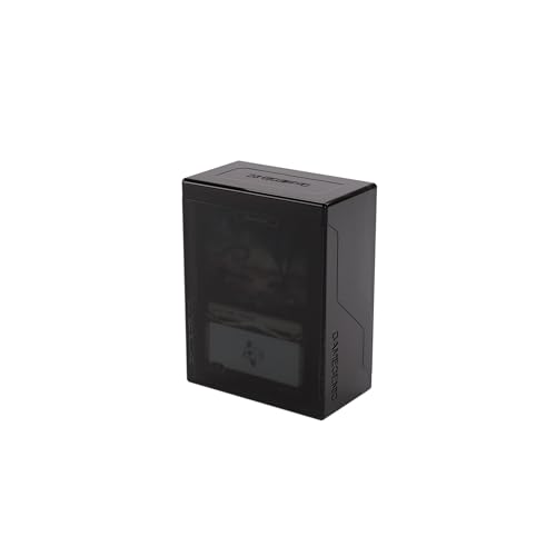 Gamegenic Bastion 50+ XL Deck Box - Compact, Secure, and Perfectly Organized for Your Trading Cards! Safely Protects 50+ Double-Sleeved Cards, Black Color, Made - color: Black