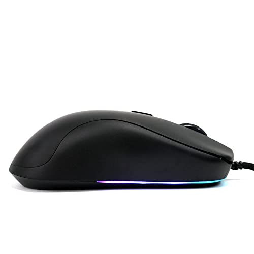 Gamesense Meta Ultra Lightweight Wired Gaming Mouse - PixArt 3360 - 65grams - 12,000 DPI - 60,000,000 clicks on All Buttons - No Holes