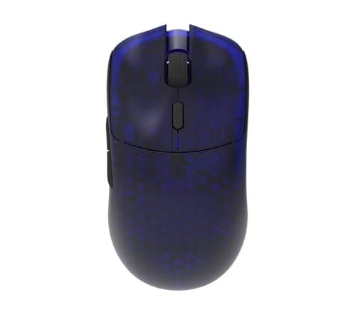 G-Wolves HTX ACE Wireless Gaming Mouse (Non-Honeycomb, Sapphire Blue) - color: Sapphire Blue, style: Non-Honeycomb