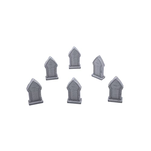 EnderToys Mausoleum Graveyard Scene - DND Terrain Scenery for Tabletop 28mm Miniatures Wargame