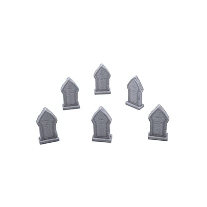 EnderToys Mausoleum Graveyard Scene - DND Terrain Scenery for Tabletop 28mm Miniatures Wargame