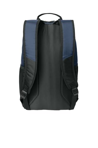 SPORT-TEK Unisex Rec Backpack | Laptop Bag for Women & Men, Gym Backpack with Padded Back & Ventilated Shoe Compartment - color: True Navy