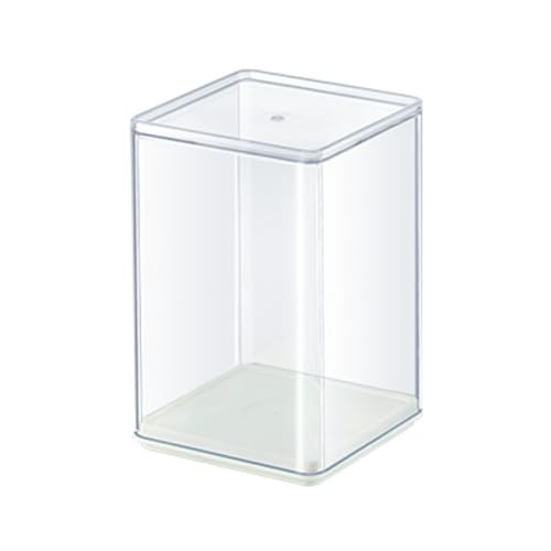 Clear Figure Display Case 3x3x4.5 inch Small Acrylic Figurine Storage Box Showcase for Collectibles Minifigure Mini Dolls Toys Organizer - size: Pack of 1