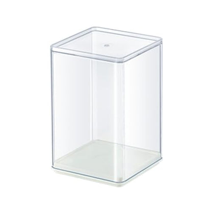 Clear Figure Display Case 3x3x4.5 inch Small Acrylic Figurine Storage Box Showcase for Collectibles Minifigure Mini Dolls Toys Organizer - size: Pack of 1