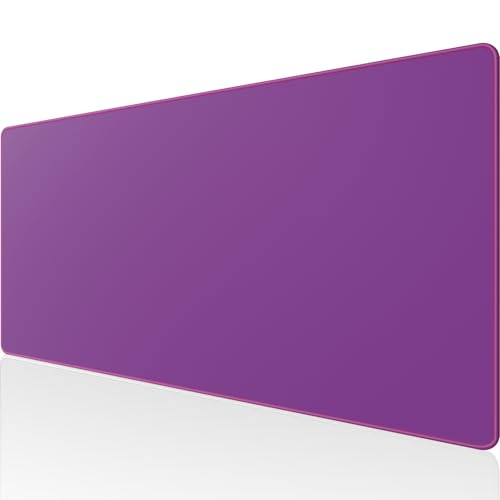 KTRIO Large Gaming Mouse Pad, Desk Mat, 31.5 x 15.7 in, Violet Purple, XXL | Smooth Micro-Weave Surface, Artistic Pattern Design, Non-Slip Rubber Base, Durable Stitched Edges, Office & Home Use - color: Violet Purple, size: 31.5l X 15.7w Inches