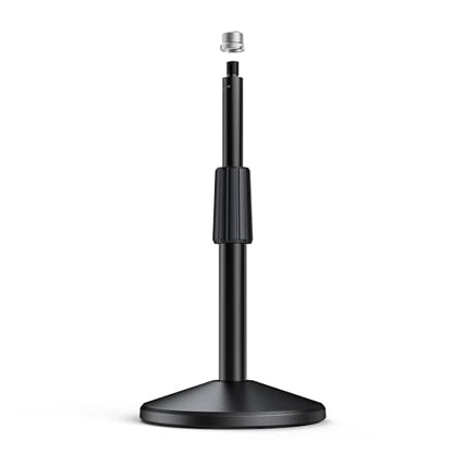 FIFINE BS2 Heavy Duty ADesktop Microphone Stand for Streaming Podcasting | Weighted Base Tabletop Mic Stand, Up to 4.4lbs, Height Adjustment, Twist Clutch & 3/8'' to 5/8'' Screw Adapter, for gaming - color: black