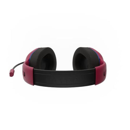 PDP AIRLITE Pro Wireless Stereo Gaming Headset, Officially Licensed by Sony PlayStation 5, PS5/PS4/PS3/PC, Lightweight Durable 40 Foot Connection, Noise-canceling Flip-to-Mute Mic, Cosmic Red - color: Red, style: Wireless