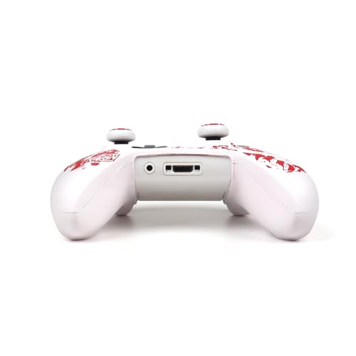 Lion Controller Skin Cover Compatible with Xbox one Controller, RALAN Protector Case, Customised Thumb Grips Caps - color: Lion White Red