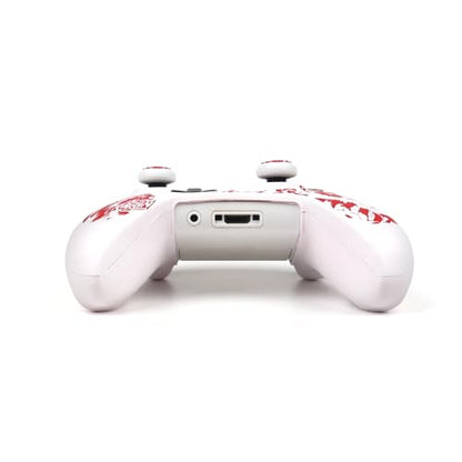 Lion Controller Skin Cover Compatible with Xbox one Controller, RALAN Protector Case, Customised Thumb Grips Caps - color: Lion White Red