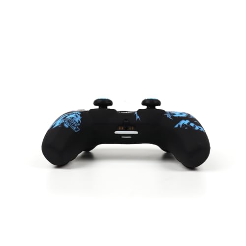 Lion Controller Skin Cover Compatible with PS5/Playstation 5 Controller, RALAN Protector Case Customised Thumb Grip - color: Lion Black Blue