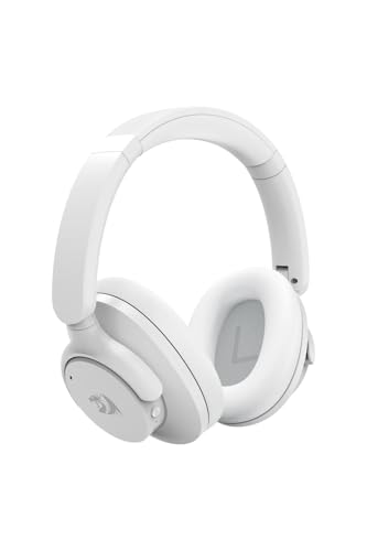 Redragon H610 Wireless Gaming Headset for PC, Mac, NS, Phone - BT 5.3 with Active Noise Cancellation, 40H Battery, Lightweight, Over-Ear Headphones with Built-in Mic, White - color: White