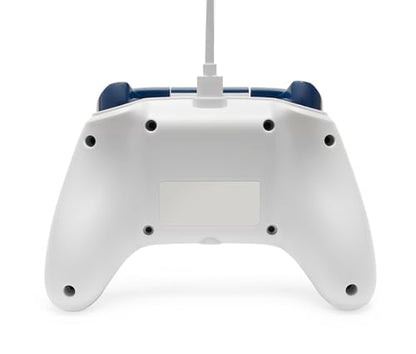 PowerA Wired Controller for Xbox Series X|S - Mariner Blue, gamepad, video game/gaming controller, works with Xbox One, Officially Licensed - style: Marine Blue