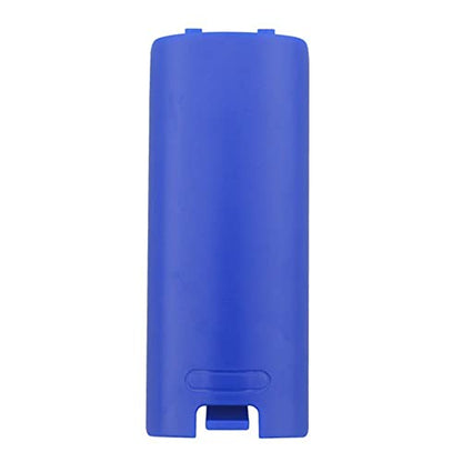 Battery Back Door Cover Lid Case for Wii Remote Controller Gamepad Handle Joypad Replacement (Dark Blue) - color: Dark Blue