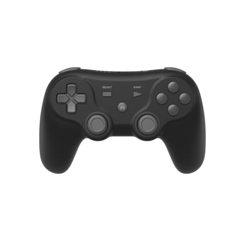 Retro Fighters Defender Pro Wireless Controller for PS1, PS2, PS3, Switch, & PC | 2.4GHz & Bluetooth (Charcoal Black) - color: Charcoal Black