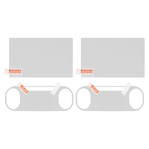 Rengue Handheld Gaming Screen Protector Tempered Glass 2 Pack HD Clear Front Back Coverage 9H Scratch Touch Sensitive for 2000 Series Console Players