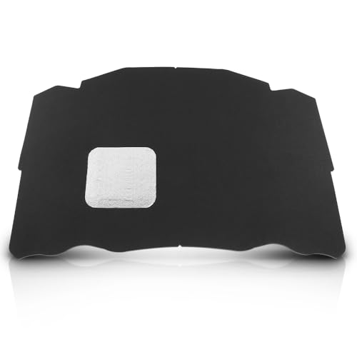 PIT66 Hood Insulation Pad Compatible with Benz W124 E Class 1990-1995 / 300CE 300E 300TE 1990-1993 / 400E 500E 1992-1993 / E320 E420 1994-1995 / E500 1994 1246820726 Black - style: 1990-1995 Benz W124 E Class