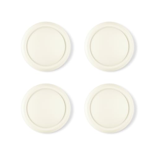 PlayVital Thumb Grips for Nintendo Switch 2, 4-Pack Silicone Joystick Caps for Joycon 2, Cute Accessories Comfort Thumbstick Grip Covers - Antique Yellow - color: Antique Yellow